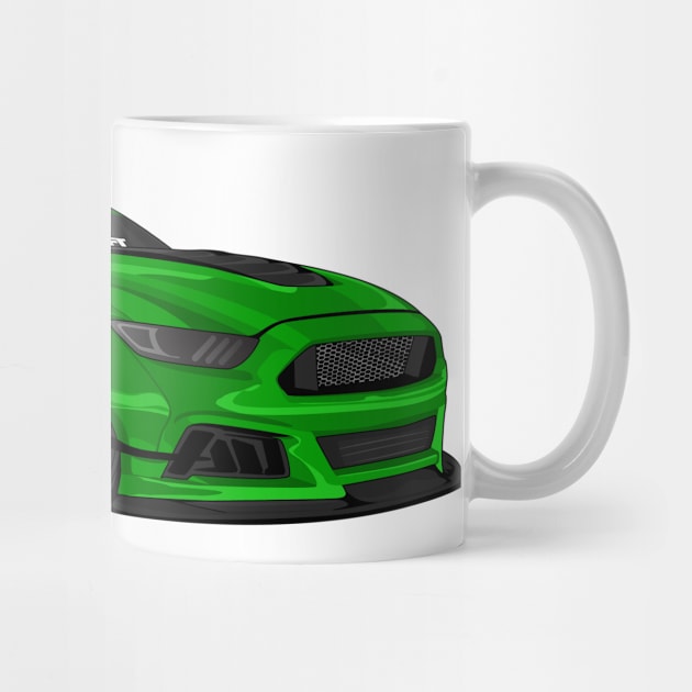 MUSTANG WIDEBODY GREEN by VENZ0LIC